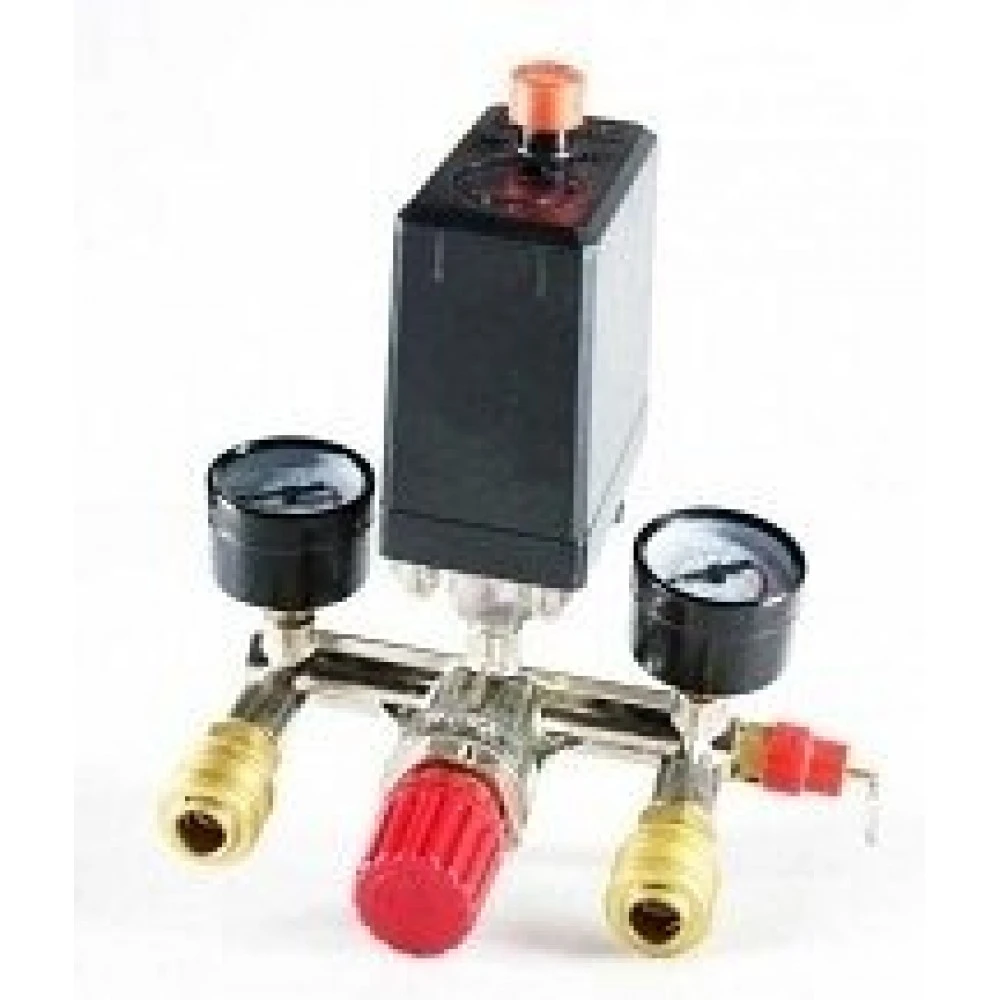 Монофазен Пресостат с манометри и бързи връзки