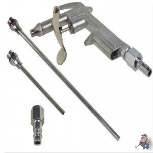 Пневматичен пистолет за обдухване с 5 броя накрайници G01163