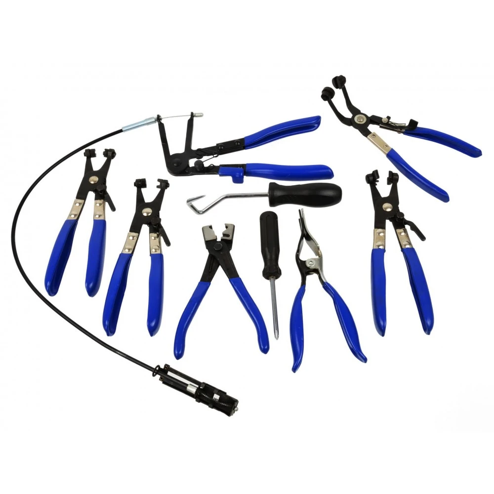 Комплект клещи за скоби на водни съединения 9бр.