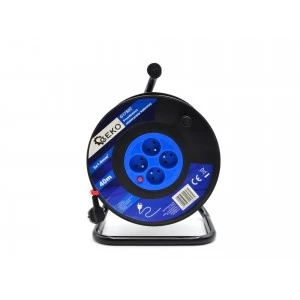 Удължител/Макара с кабел 40м, 3x1.0mm2