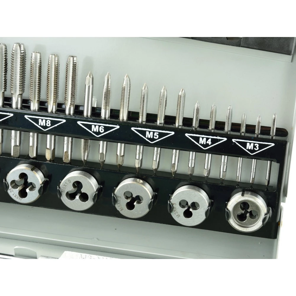 Комплект метчици и плашки М3-М12 32бр.