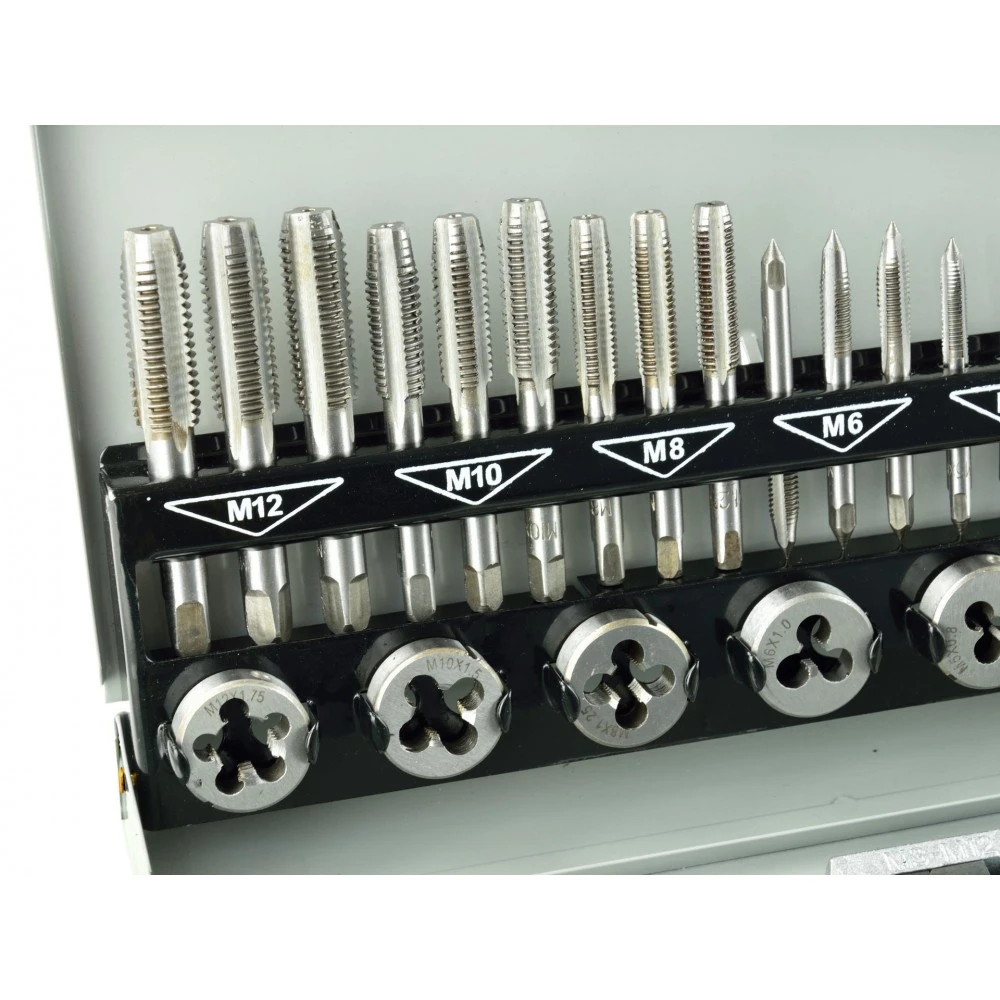 Комплект метчици и плашки М3-М12 32бр.