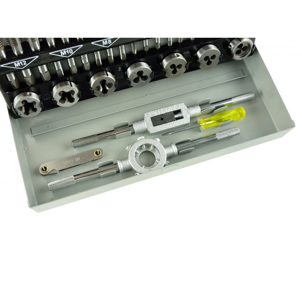 Комплект метчици и плашки М3-М12 32бр.
