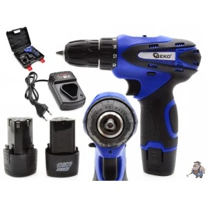 Акумулаторен винтоверт с 2 батерии 12V