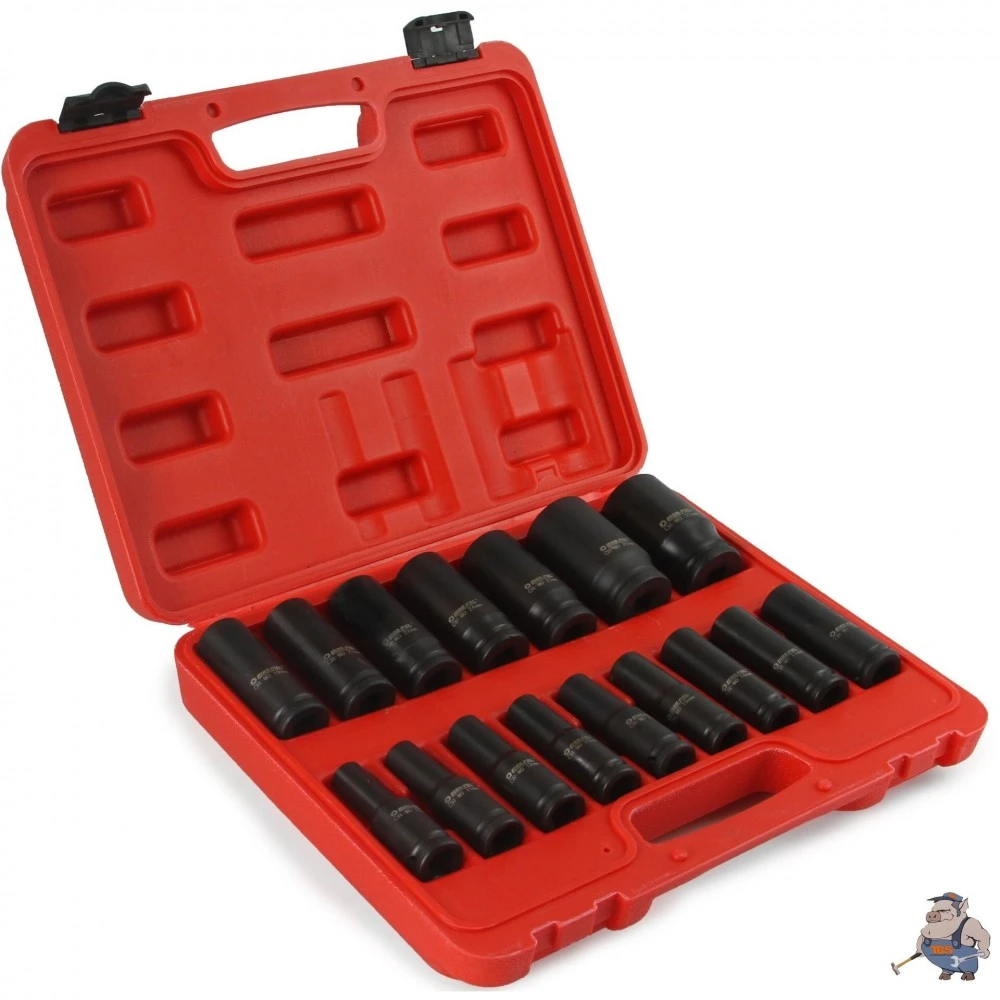 К-кт професионални ударни вложки 1/2 10-32мм 16бр.