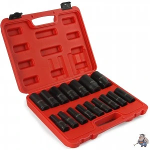 К-кт професионални ударни вложки 1/2 10-32мм 16бр.