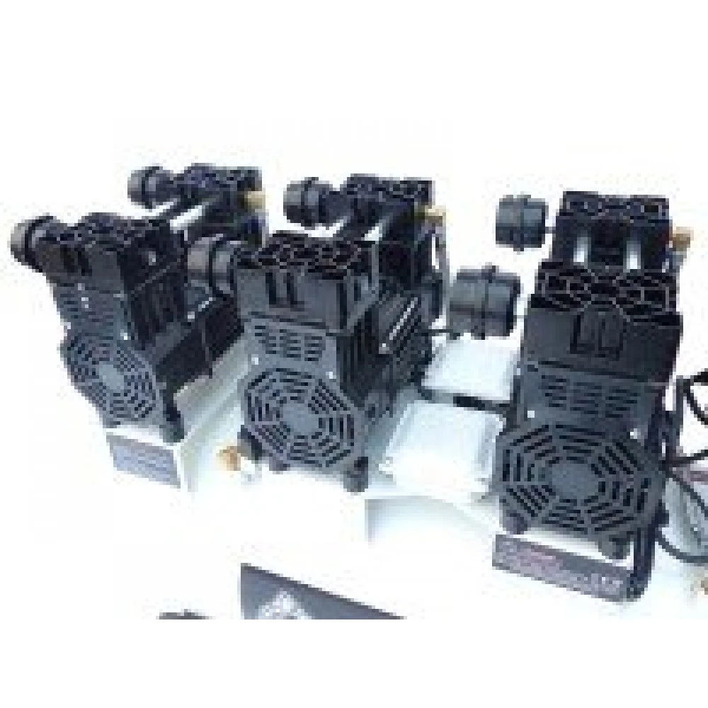 ОБЕЗШУМЕН / ТИХ БЕЗМАСЛЕН КОМПРЕСОР 100Л., 3 МОТОРА KW2200