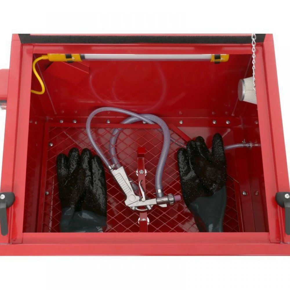 Професионална пясъкоструйна Вана/Камера/Кабинет/Кабина 90 литра