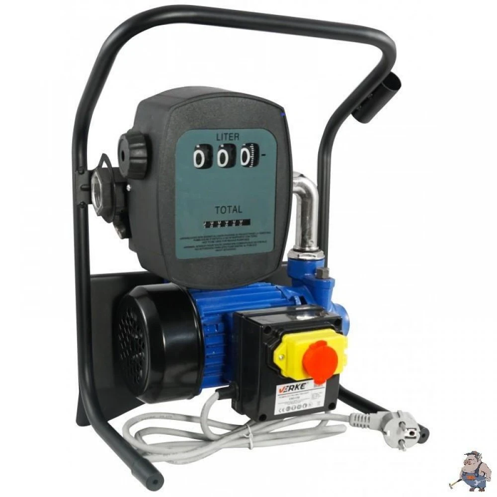 Електрическа помпа за трансфер на масло и гориво с брояч 600W