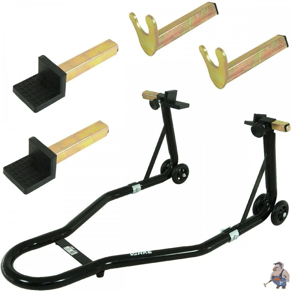 Стойка за мотори 450кг с двоен захват за предна и задна гума