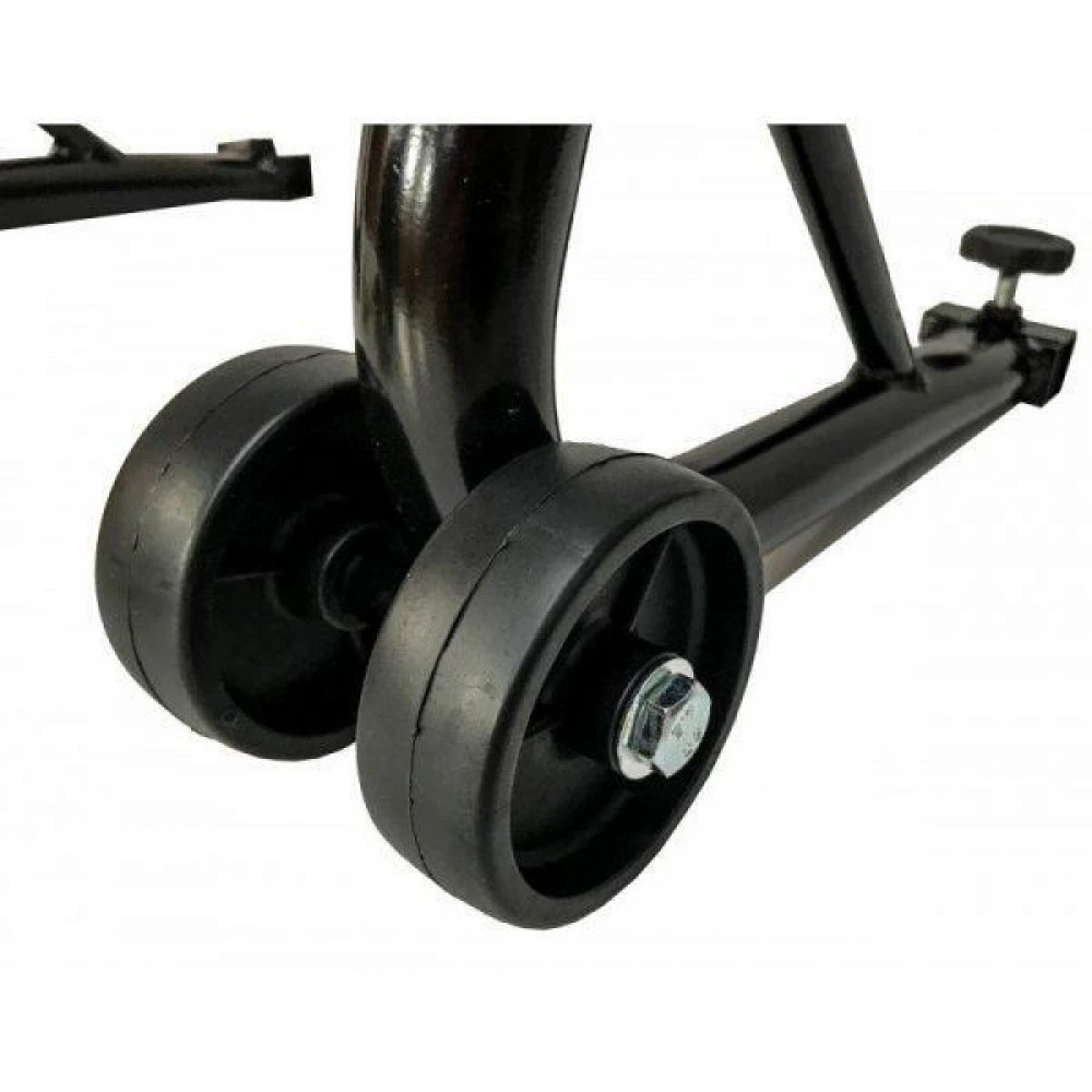 Стойка за мотори 450кг с двоен захват за предна и задна гума