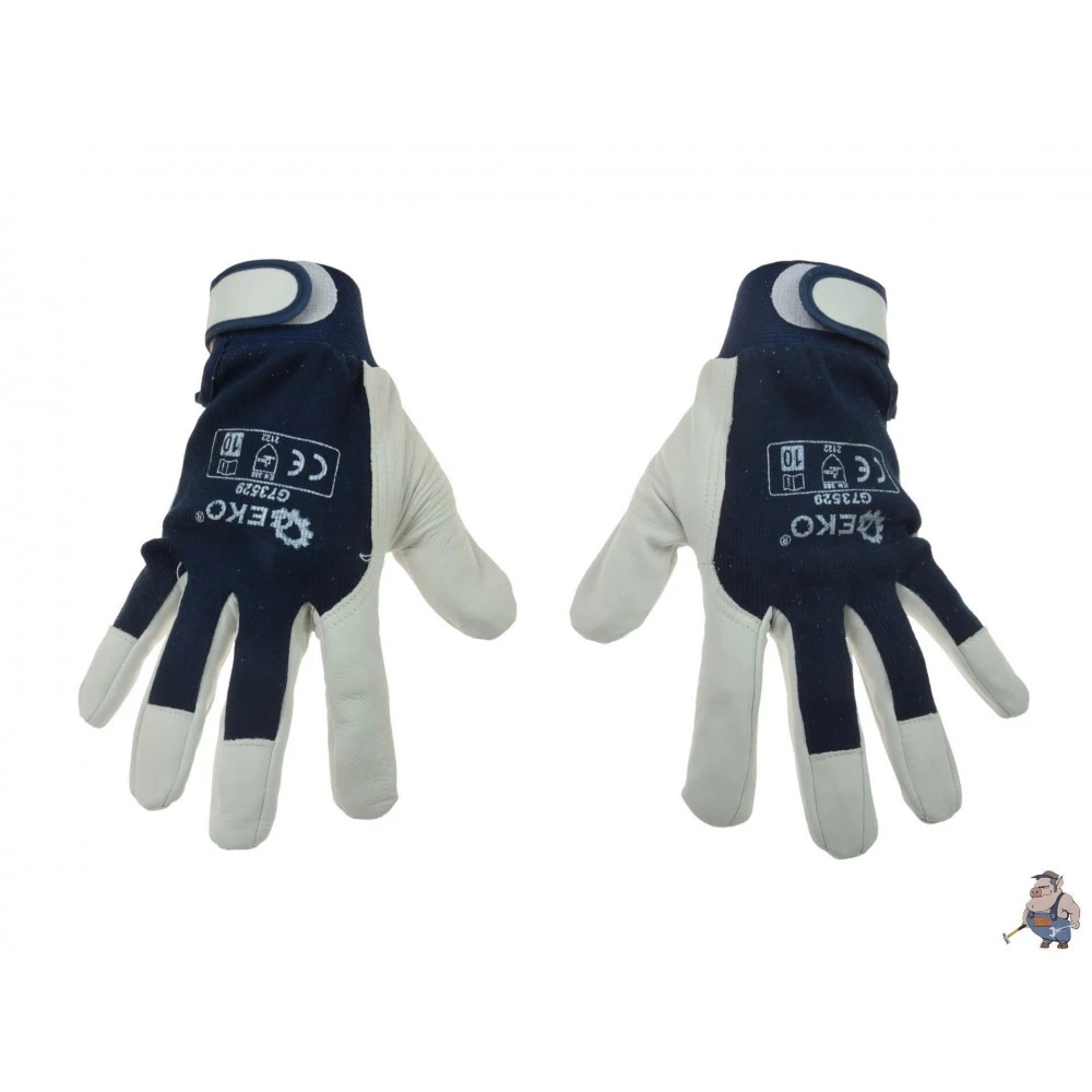 Работни кожени ръкавици от козя кожа