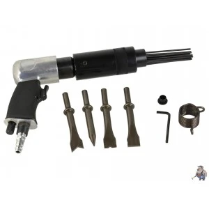 Пневматичен иглен чук за ръжда с накрайници 19 игли G03145