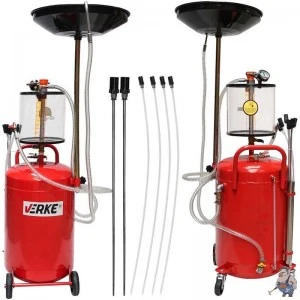 Пневматична машина за източване на масло - Масларка 65 литра