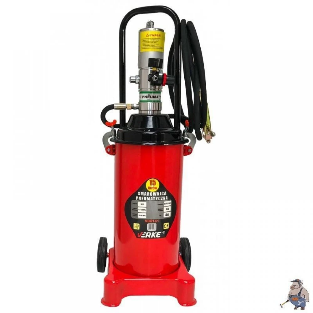 Пневматична помпа за гресиране - Гресьорка / Такаламит 15 литра