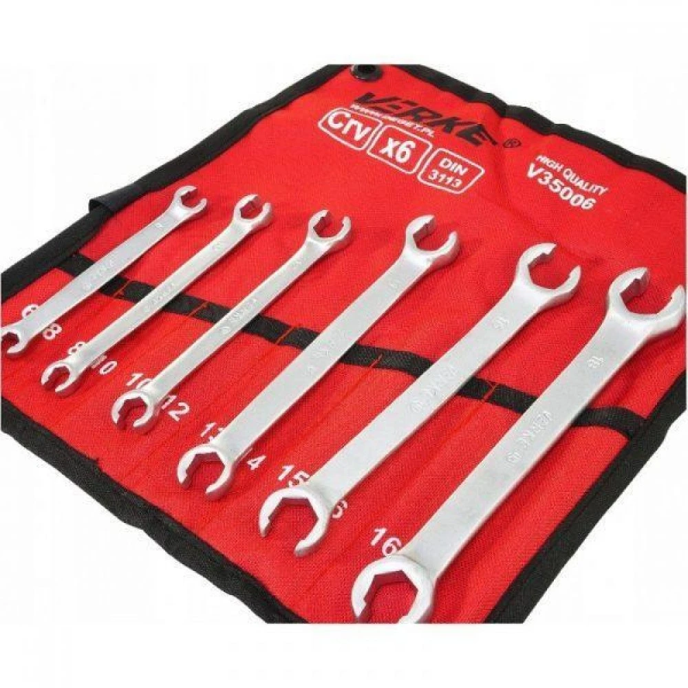 К-кт рязани ключове за спирачни тръбички 6бр.