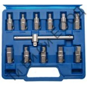 Универсален комплект ключове за картер, 12 части BGS Technic