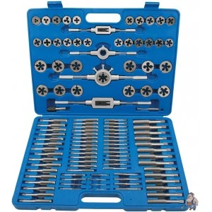 Професионален к-кт метчици и плашки, 110 бр.,М2-М18 BGS Technic