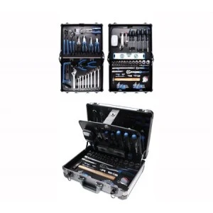 Оборудван алуминиев куфар с инструменти, 149 части