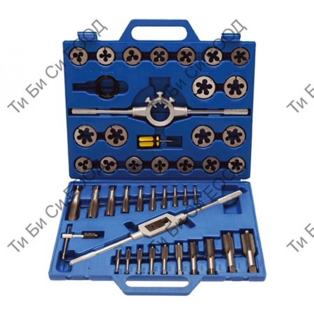 Професионален комплект метчици и плашки 45 части,инчов/цолов BGS Technic BGS1898