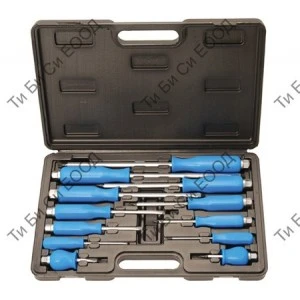 Комплект ударни отвертки 12бр. BGS Technic