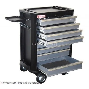 Професионална необорудвана количка за инструменти, 8 отделения BGS Technic