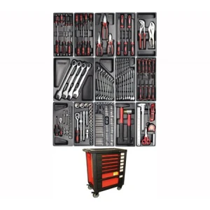 Професионална количка за инструменти, напълно оборудвана BGS Technic, Kraftmann