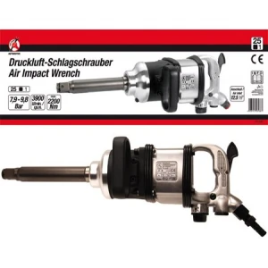 Професионален пневматичен гайковерт, 1" с дълъг шпиндел /за камиони/ BGS Technic, Kraftmann
