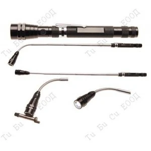 2 в 1 комбиниран разтегаем LED фенер и магнит BGS Technic