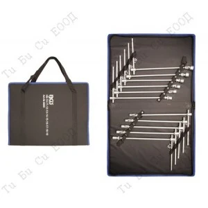 комплект ключове с Т-образна дръжка и чупеща глава, 8 - 19мм. BGS Technic