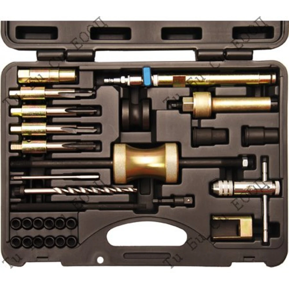 Професионален комплект инструменти за изваждане/демонтаж на скъсани подгревни свещи за Mercedes-Benz, BGS Technic