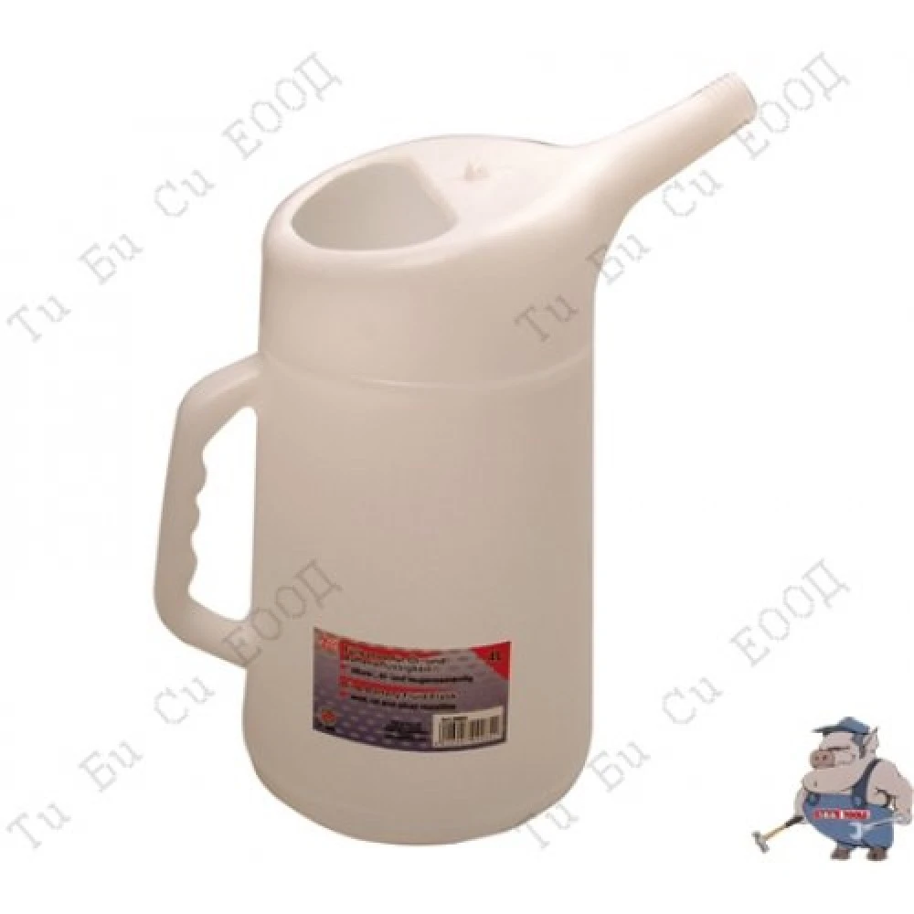 Съд за събиране на масло и киселина (кана),алкално устойчива 4л. BGS Technic