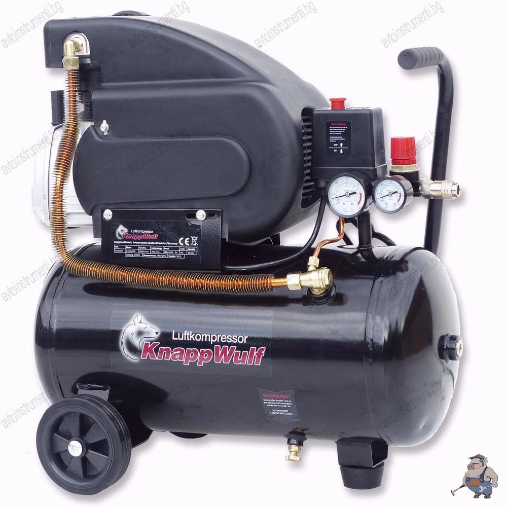 Професионален компресор за въздух 24л. KW2024, Knappwulf