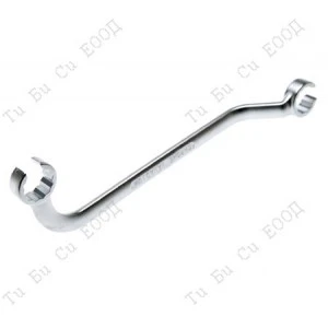 Специализиран ключ за инжекторни тръбички 17мм.,извит