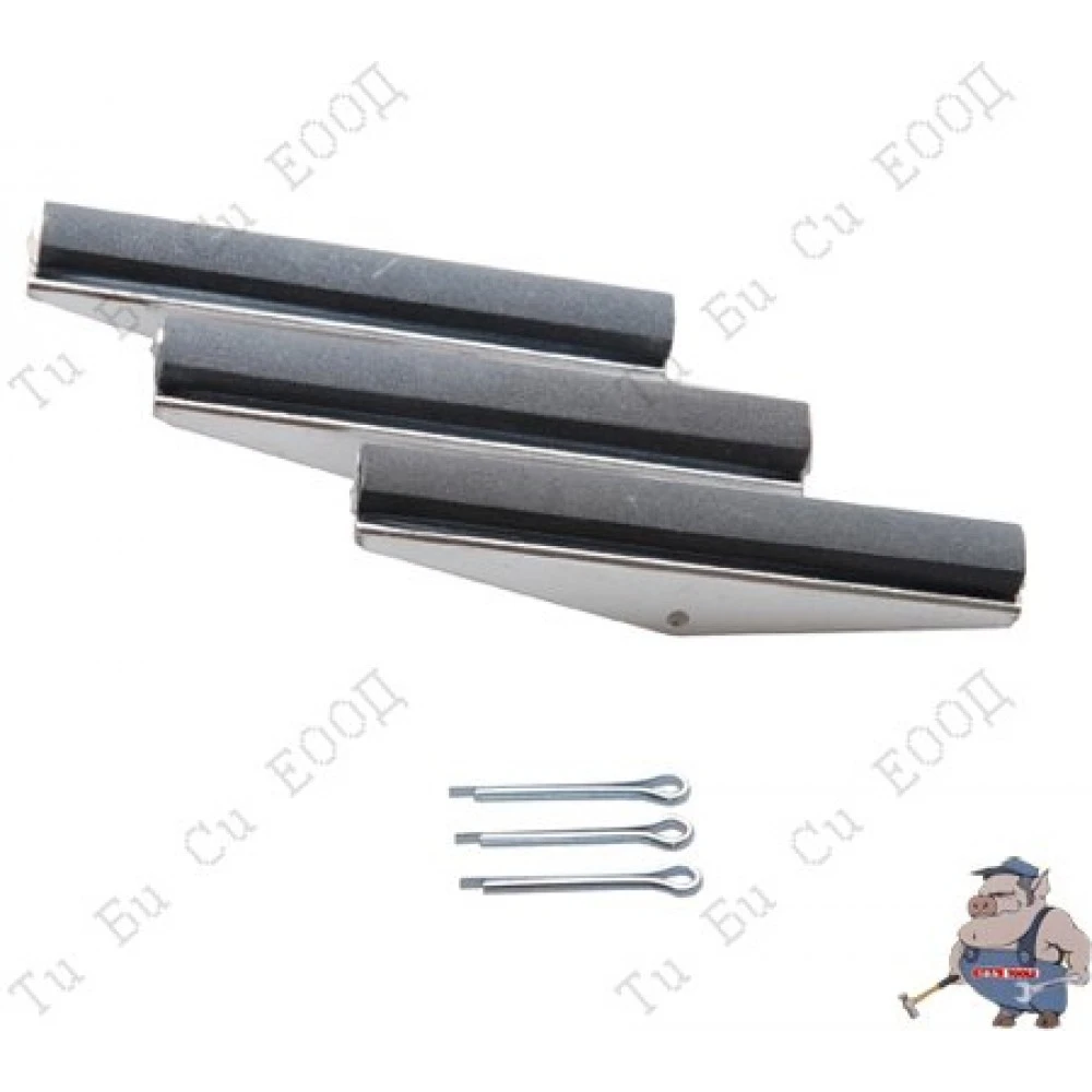 Комплект 3 броя резервни шлайфащи глави за хонинг