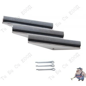 Комплект 3 броя резервни шлайфащи глави за хонинг