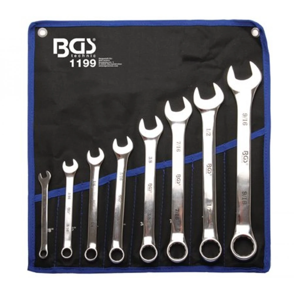 Kомплект цолови звездогаечни ключове WHITWORTH 8бр.