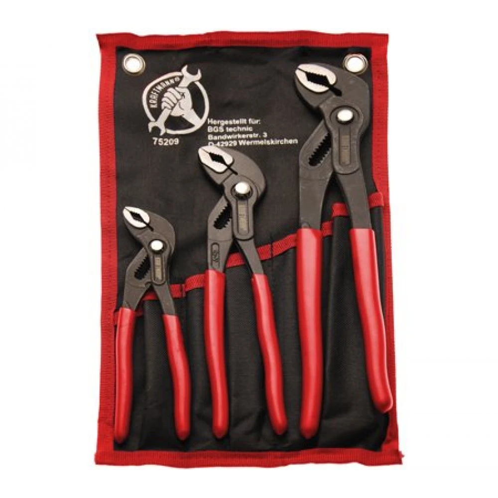 Комплект тръбни клещи тип Гарги 3бр.