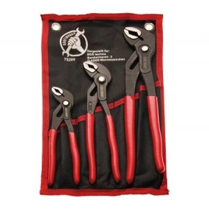 Комплект тръбни клещи тип Гарги 3бр.