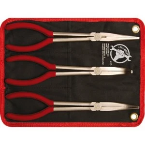 К-кт удължени клещи с тънки челюсти, 0° - 35° - 70° извити