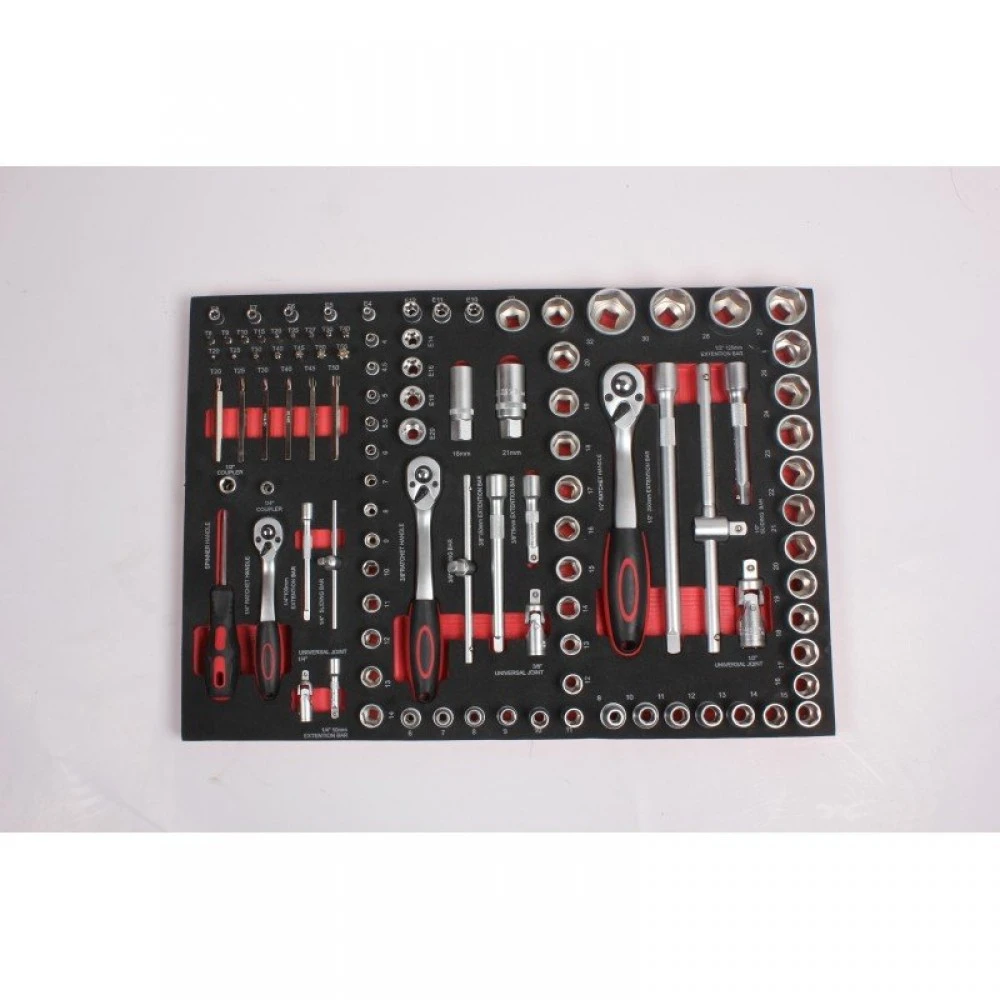 Необорудвана количка за инструменти, 7 чекмеджета