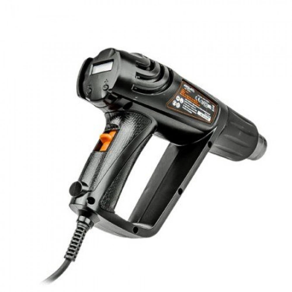 Пистолет за топъл въздух 2000w, LCD дисплей