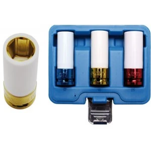 Комплект вложки за алуминиеви джанти, 3бр., 1/2" BGS Technic