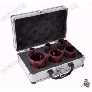 К-кт диамантени боркорони за керамика 20-60мм.,М14 BASS 1991