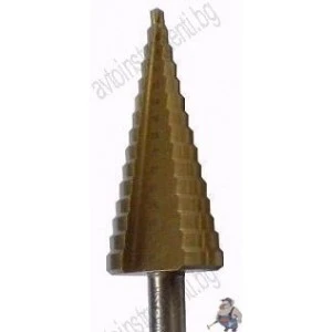 Стъпаловидна боркорона за метал/борче/ 4-39мм.