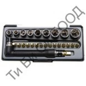Комплект битове и вложки,26 части BGS Technic