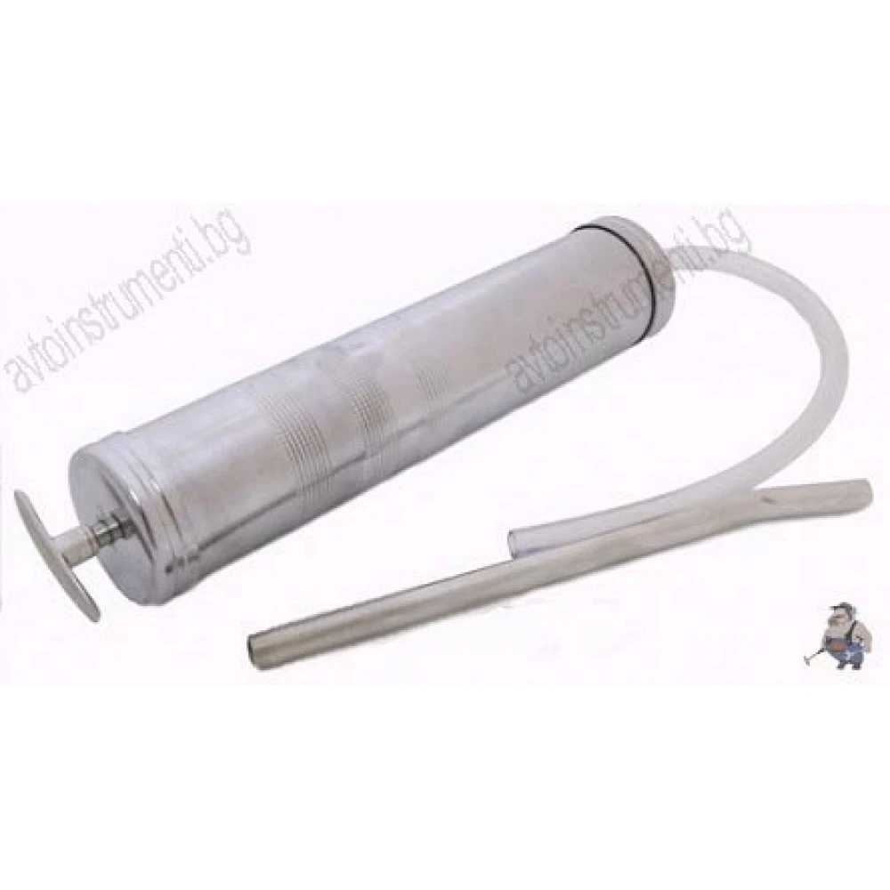 Метален шприц за масло 1 литър