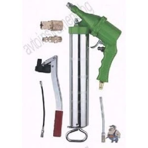 Пневматичен/ръчен такаламит за гресиране с накрайници 650мл. BASS 4001