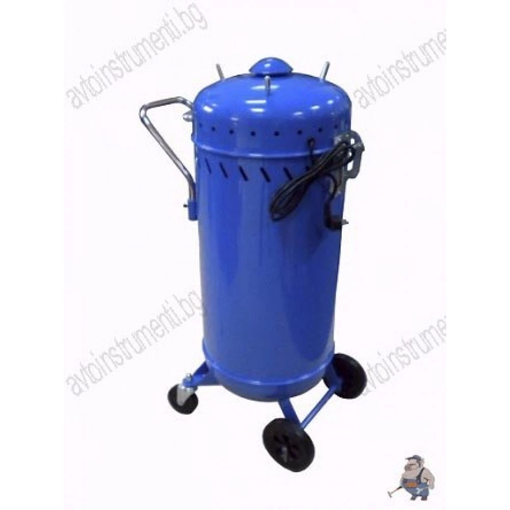 Комбинирана пясъкоструйка тип балон с прахосмукачка, 105л.