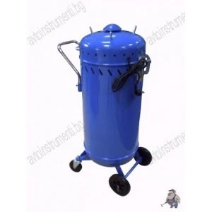 Комбинирана пясъкоструйка тип балон с прахосмукачка, 105л. BASS 4258